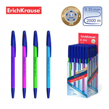 Retractable ballpoint pen R-301 Neon Stick 0.7
